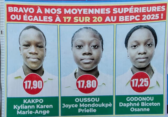 La meilleure école au BEPC