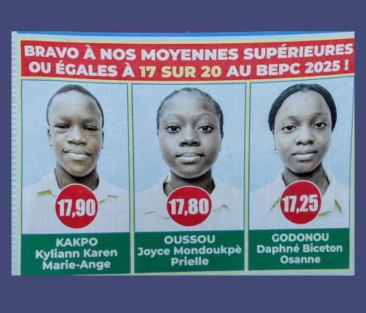 La meilleure école au BEPC